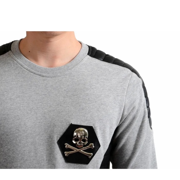 Philipp Plein Homme Men's Gray Sweatshirt - Picture 2 of 16